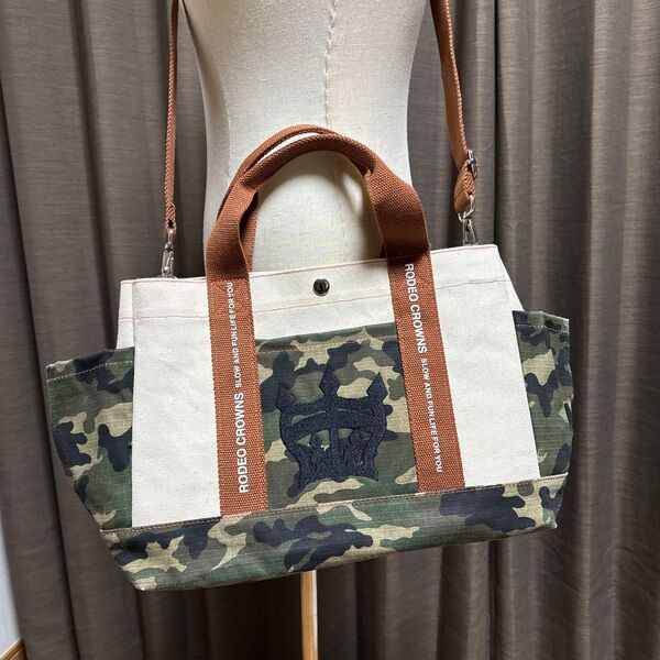 ロデオクラウンズ ショルダー付きトートバッグ