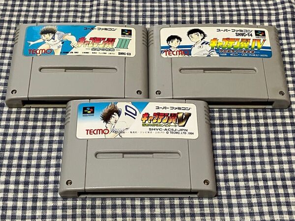SFC スーパーファミコン キャプテン翼III キャプテン翼IV キャプテン翼V 3本セット ソフトのみ まとめ