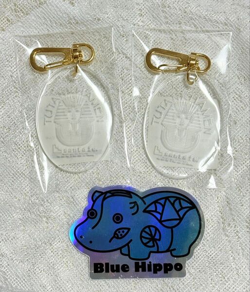★1054.グッズ 古代エジプト展 3点セット キーホルダー