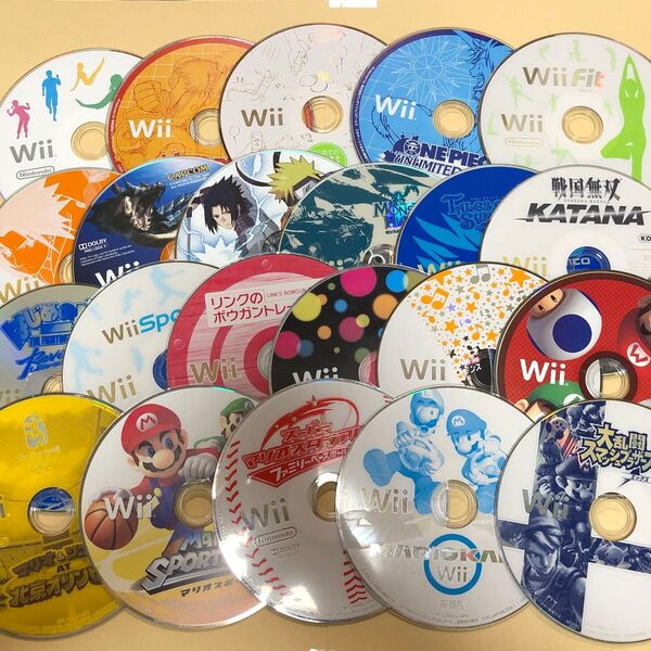 Wiiディスクのみ 22枚セット【B】