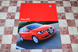 【稀少!】Ж 未読! 2005/12 P6 Polo GTI VW フォルクスワーゲン メーカー直送! ディーラーシールあり! Ж