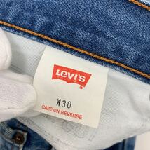 日本製 ★ リーバイス ★ LEVIS special cut 綺麗な色落ち♪ ストレート デニムパンツ ブルー ジーンズ W30 定番 アメカジ ストリート■aa_画像5