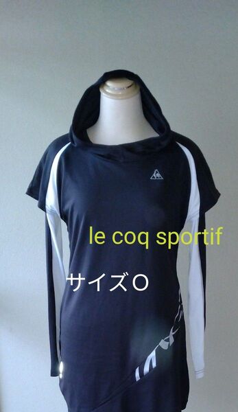 le coq sportif ルコック スポルティフ パーカードレス&シャツ ブラック サイズO デサント