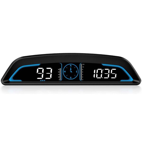 ヘッドアップディスプレイ スピードメーター 追加メーター HUD GPSモード 全車種対応 時計機能