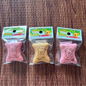 コアラのマーチ ガムキャップ 3個セット ピンク、イエロー LOTTE