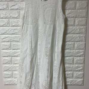 girly doll ホワイト レース ノースリーブ ワンピース