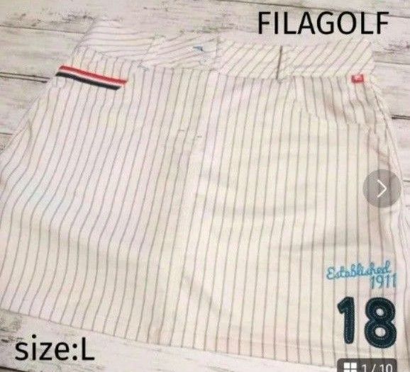 FILA GOLF スカート L インナー一体型 ゴルフ フィラゴルフ