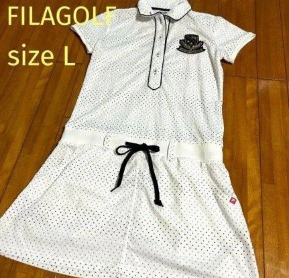 FILAGOLF ワンピース L ゴルフワンピ フィラゴルフ
