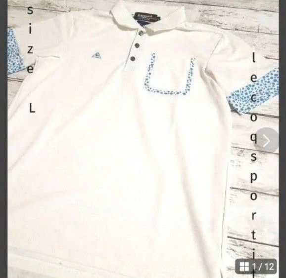 le coq golf メンズ 半袖 ポロシャツ L ルコックゴルフ