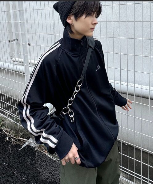 KAPPA WEB限定 袖ラインジャージ / ベロア トラックジャケット ユニセックス