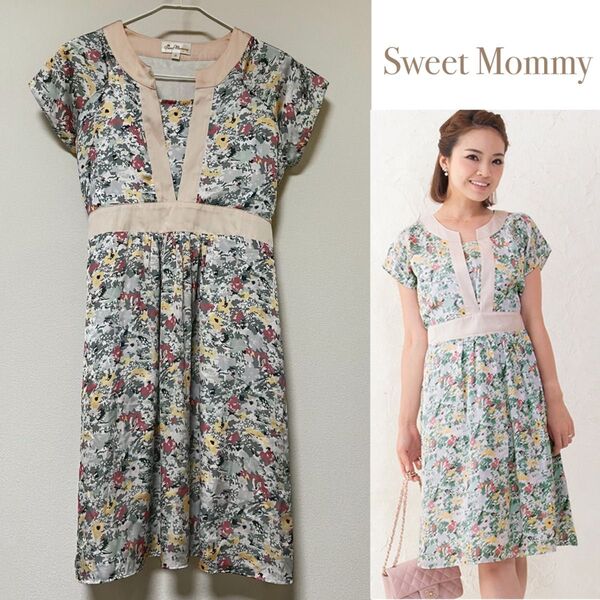 【Sweet Mommy スウィートマミー】マタニティワンピース(size:M)