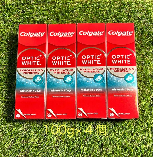100g×4個 Colgate コルゲート オプティックホワイト 送料込み ホワイトニング 歯磨き粉