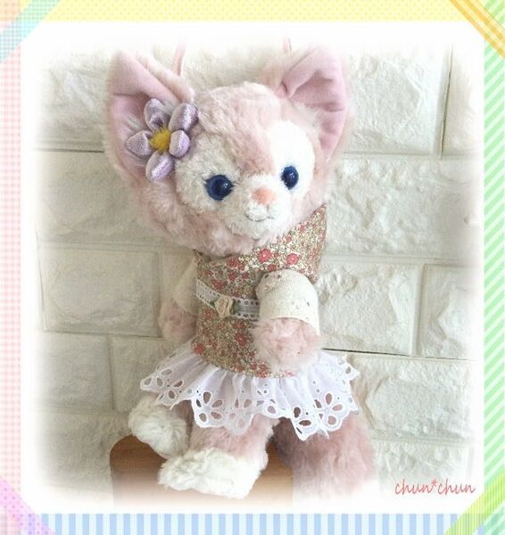 SALE♪ リーナベル〈ショルダーサイズ〉コスチューム ◆くすみ色小花レースワンピ