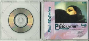 ポール・マッカートニー PAUL McCARTNEY 希少CDS (8㎝)「GREATEST HIT ORIGINAL VARSION」 M-1 R-3B0050 激安スタート!