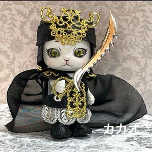 カプセルドール ネコ アウトフィット 魔神軍・魔神 鎧 兜 剣 マント 靴