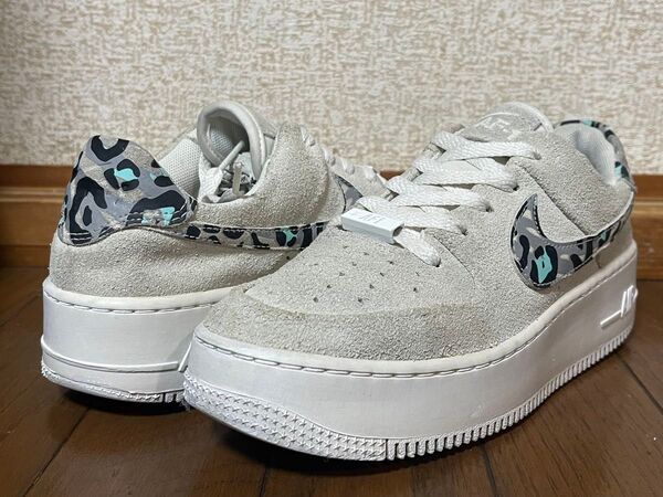 NIKE WMNS AIR FORCE 1 SAGE LOW "LEOPARD" 24.0cm