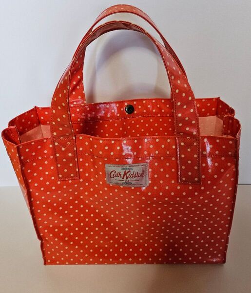 Cath Kidston ドット柄トートバッグ レッド