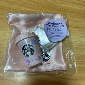 SAKURA2023スターバックスミニカップギフトピンク ドリンクチケット無し
