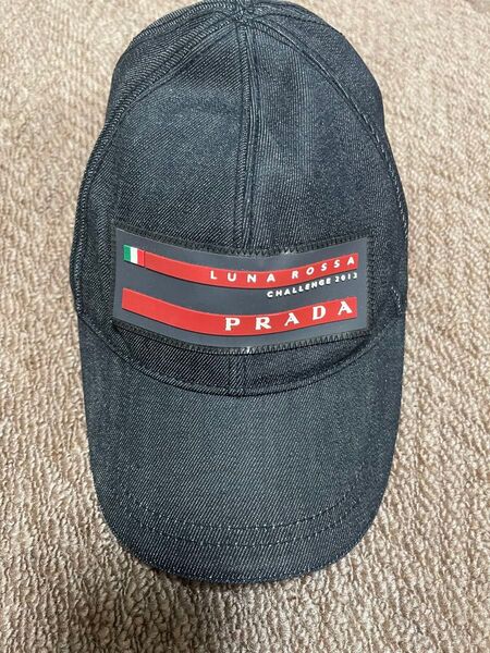 PRADA ルナロッサ コラボ キャップ 帽子 サイズ M アジャスター調整可能