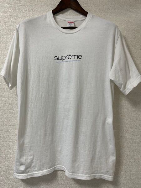 Supreme Five Boroughs Tee 白 Lサイズ