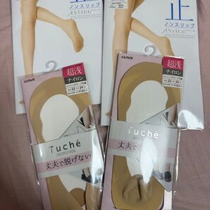ATSUGI アツギ ASTIGU アスティーグ ストッキング 2足 Tuche フットカバー2足 4点セット 即日発送