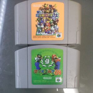 N64ソフト マリオパーティ3 と マリオゴルフ64 2本セット