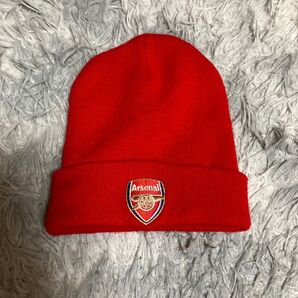 Arsenal アーセナル ニット帽 レッド