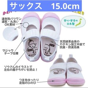 MOONSTAR ムーンスター MSリトルスター02 高機能 上履き メッシュ サックス 15.0cm