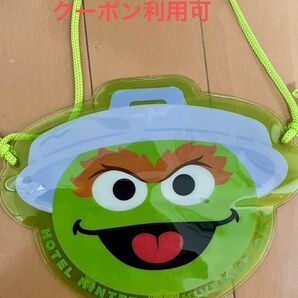 ホテル近鉄ユニバーサルシティ 宿泊ノベルティ セサミストリート オスカー チケットケース 試着のみ