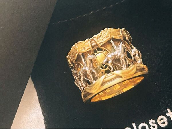有村竜太朗 the closet SILVER yenti”carousel ring
