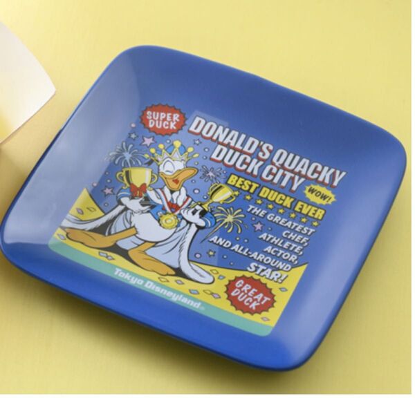 新品 ディズニーリゾート ディズニーランド ドナルド スーベニアプレート