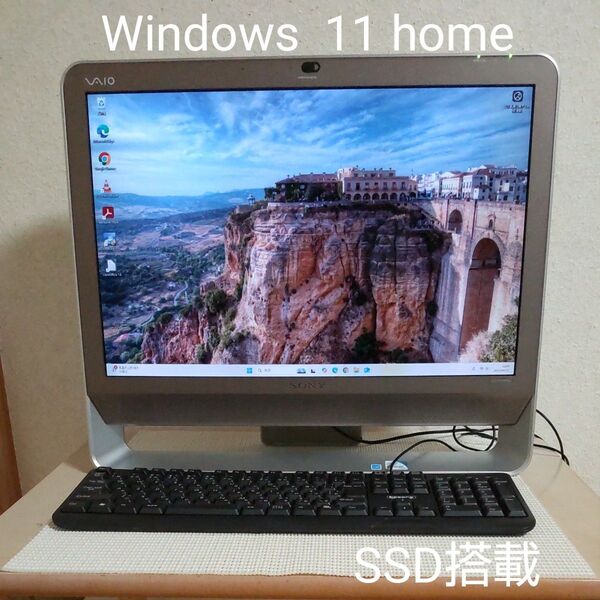 Jul 2。SONY一体型デスクトップPC。20インチ