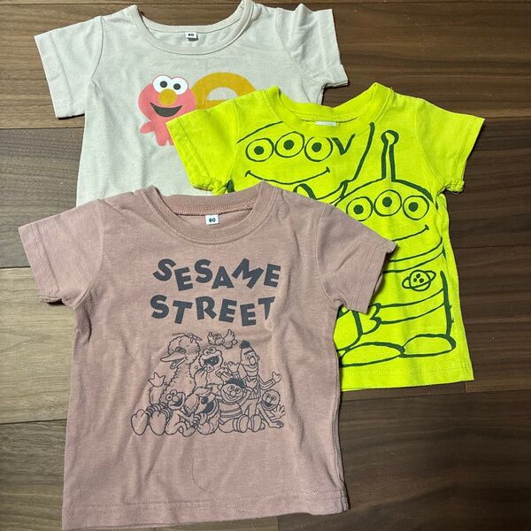 半袖Tシャツ 80cm 3着セット 西松屋