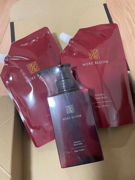 MORE BLOOM モアブルーム エステヘッドバス 本体+詰め替え2個セット