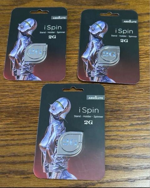 2G iSpin リング ABSOLUTE 空山基 ハンドスピナー 3個セット