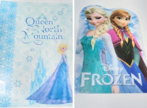 アナと雪の女王ダブルポケットA4クリアファイル ダイカット下敷きセット