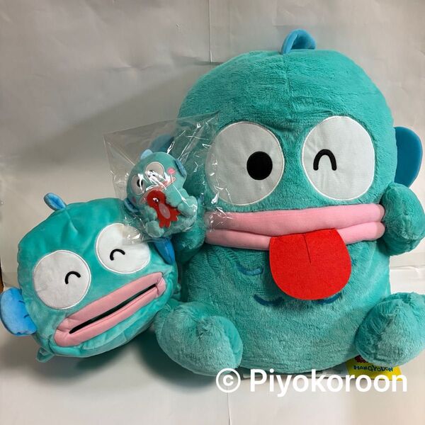 【期間限定お値下げ】ハンギョドン まとめ売り 計3個セット スーパーラージぬいぐるみ ロールティッシュケース マスコット