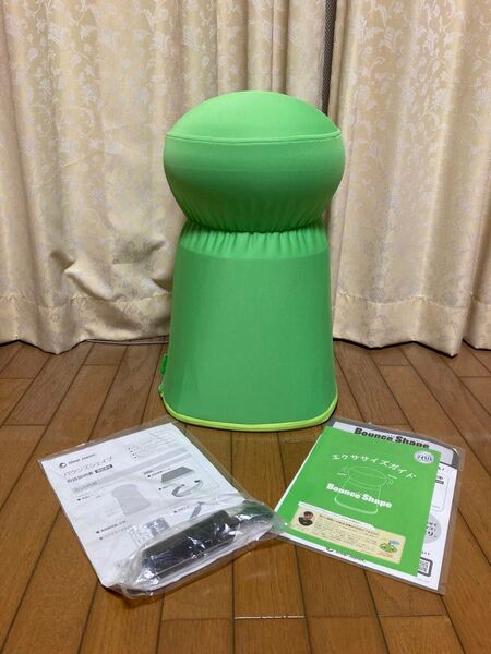 タイムセール!Shop Japan バウンズシェイプ グリーン ダイエット 腰痛 エクササイズ 美品