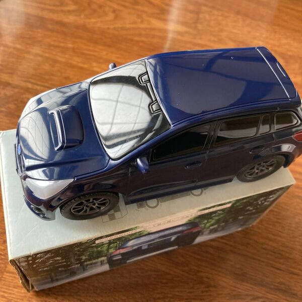 スバル ぶつからないミニカー レガシー ネイビー LEGACY 非売品 ミニカー 試し走り アイサイト