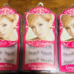 Gorgeous Days つけまつげ No.6 3個セット