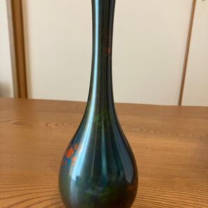 青銅花瓶 一輪挿し