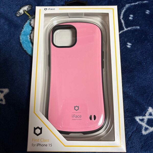 iFace First Class Standard iPhone 15 ケース (ベビーピンク)
