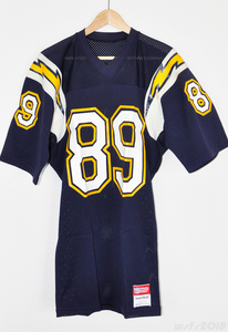 【NFL/USED】サンディエゴチャージャーズジャージ（#89ウィルキンソン）【Sand-Knit/MacGregor】San Diego Chargers