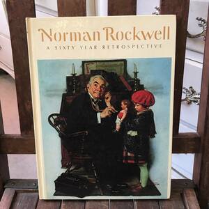 レア！1910～71年作品集　ノーマンロックウェル 絵画多数 紹介本 ビンテージ /画家アンティーク店舗什器USAディスプレイ50’s60’s