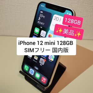 【美品】iPhone 12 mini 128GB SIMフリー 国内版 ★1879