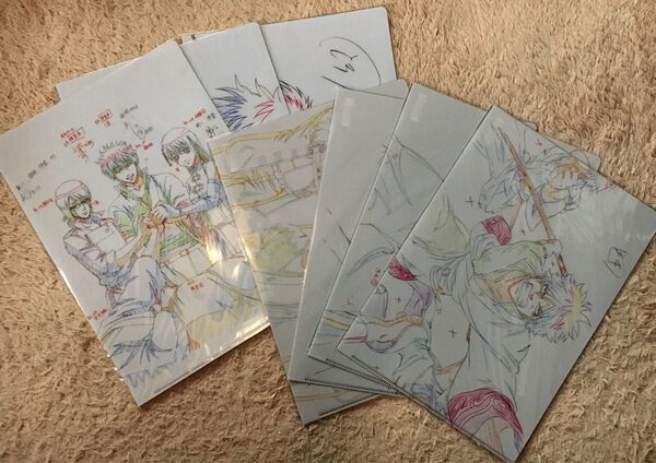 (新品未開封)銀魂 完結編 原画 クリアファイル 7種セット