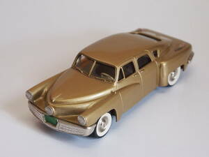 The BROOKLIN ブルックリン COLLECTION 1/43 1948 Tucker Torpedo 英国製 （ホワイトメタル鋳物）超入手困難品