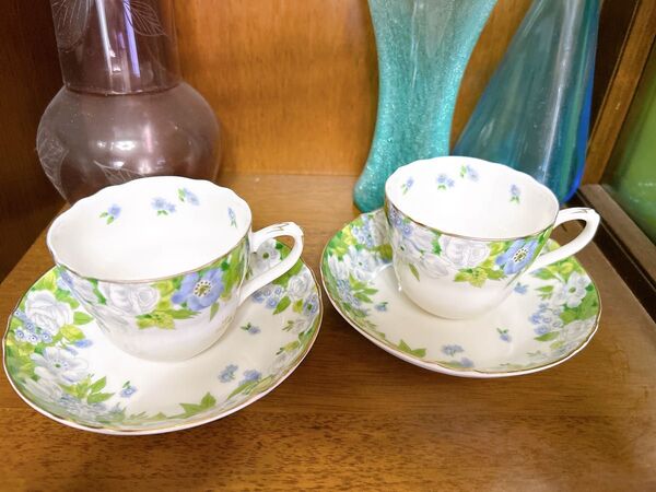 カップ ソーサー louis pitaud 2個セット 花柄