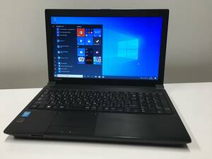 A16147)大容量 TOSHIBA dynabook B554/K 搭載Intel Core i3-4000M 2.40GHz/8GB/500GB/DVDRW/無線/bluetooth/Win10 Pro 64Bit