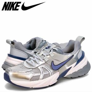 海外限定モデル 新品未使用 Nike V2K Run 'Wolf Grey Navy' 27.5cm レア ラン ストリート